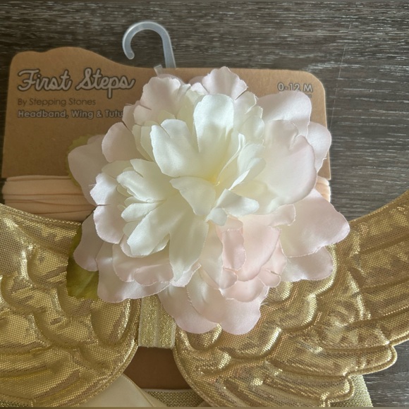 Angel wings and Tutu set - Milestone Picture Outfit - Picture 2 of 5